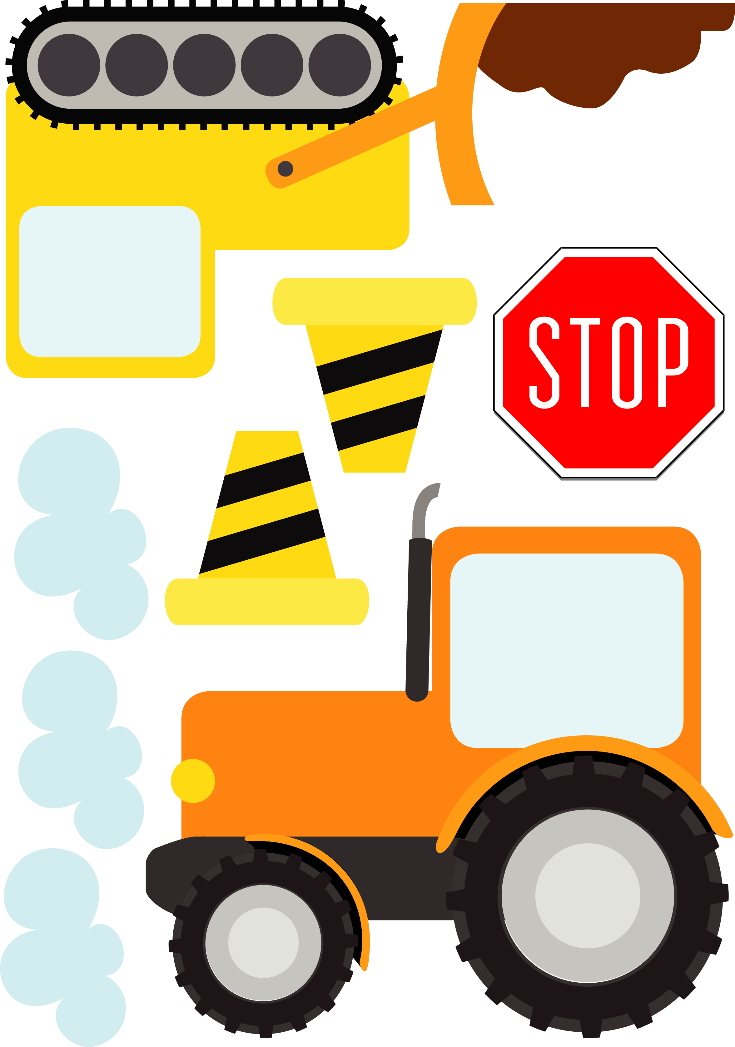 Anleggsmaskiner - detaljbilde